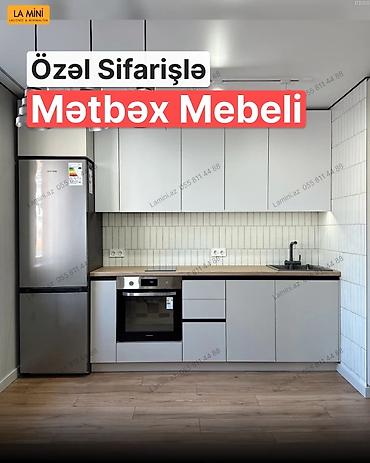 arakesmə: Özəl sifarişlə mətbəx mebeli – minimalist və funksional dizayn - Üst — 1