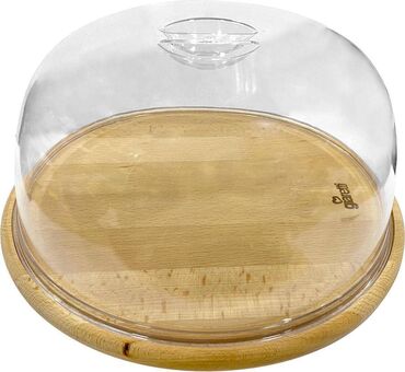 посуды из дерева: Тортовница Sugar&Spice коллекция Rosemary, с прозрачной крышкой
