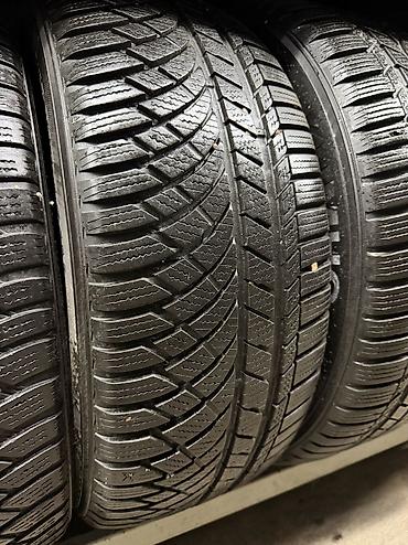 Шины 225 / 55 / R 17, Зима, Б/у, Комплект, Легковые, Корея, Kumho