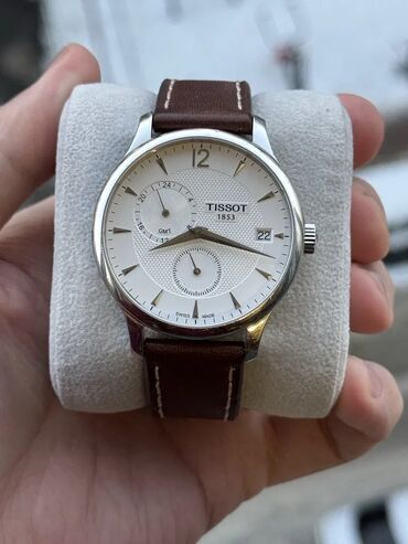 Классические: Мужские часы Tissot T063 T-Classic Tradition GMT Новый коричневый