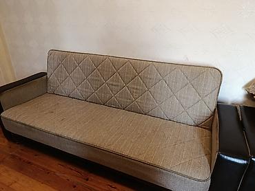 İşlənmiş, Divan-kravat, 2 kreslo, Bazalı, Açılan