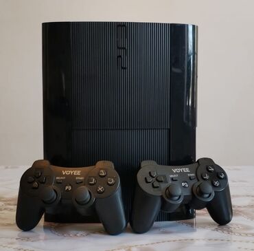 PS3 (Sony PlayStation 3): Playstation 3 super silm 500 gb ideal vəziyyətdə içərsində oyunlar var