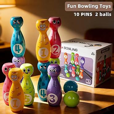 Игровые наборы: Uşaqlar üçün yüngül bowling oyunu at lalafo.az — 1 Игровые наборы: Uşaqlar üçün yüngül bowling oyunu — 1