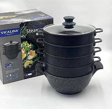кухонные сушилки: Пароварка-мантоварка VICALINA, диаметр 32 см. Многоярусная кухонная — 1
