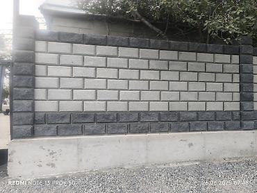 Заборы из пескоблока: Заборы из пескоблока — 26