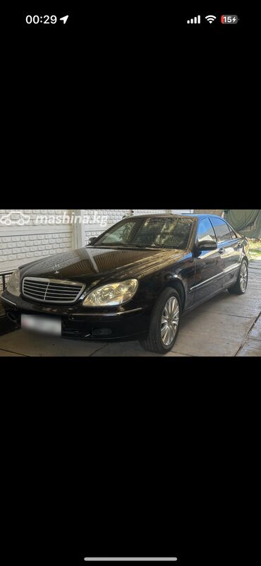купить шины на 15 бу: Mercedes-Benz S-Class: 2000 г., 5 л, Автомат, Газ, Седан