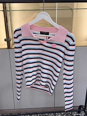 pull and: Кофта, V-образный вырез, Осень-весна, Стандарт — 1