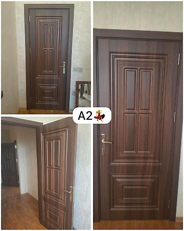 MDF materialdan 5 ədəd otaq qapısı satılır. - 3 ədəd otaq qapısı
