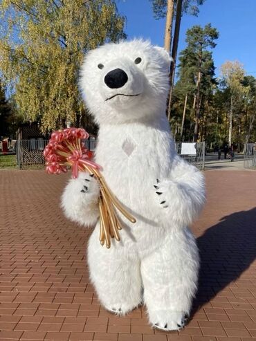 костюм белого медведя на прокат: Ростовая кукла, Медведь