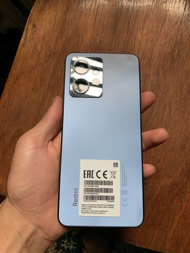 сони тел: Xiaomi, Redmi Note 12, Б/у, 256 ГБ, цвет - Синий, 2 SIM