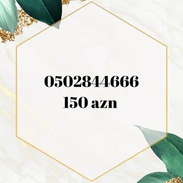 telefon nomrəsi: Nömrə: ( 050 ) ( 2844666 ), Yeni