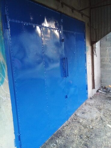 Откатные ворота: Продам ворота.в отличном состоянии.размер 2.20 на 2.70 утепленные — 3