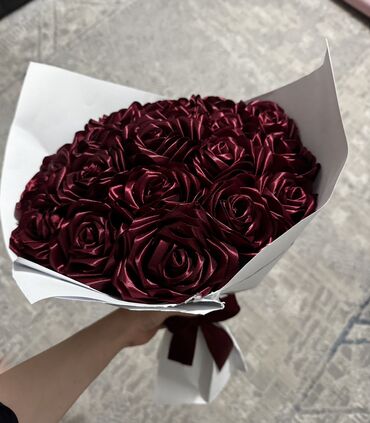 сувенирная юрта: 🌹 Розы и тюльпаны из атласных лент на заказ 🌷 Изготавливаю изящные