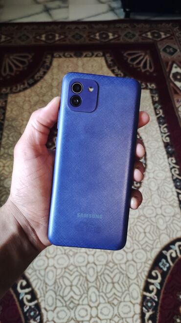 samsung c5212 telefon: Samsung Galaxy A03, 64 GB, rəng - Göy, İki sim kartlı