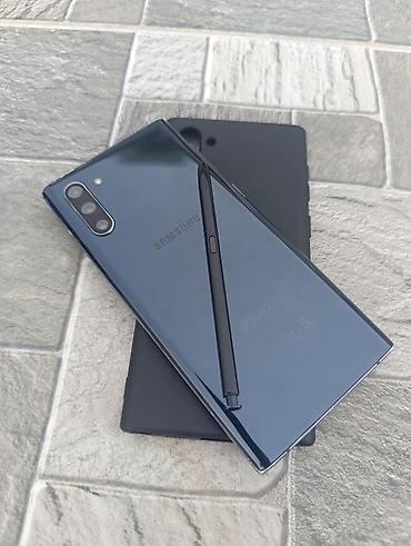 Мобильные телефоны: Samsung Note 10, 256 ГБ, цвет - Черный, Две SIM карты — 1