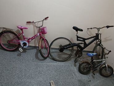 3 tekerli velosiped: İşlənmiş İki təkərli Uşaq velosipedi Anmier, 26"