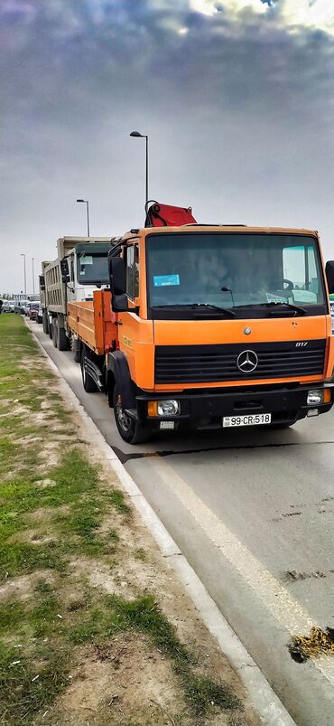 Kranlar: Mercedes-Benz 817 kranlı yük maşını - Buraxılış ili: 1997 - Mühərrik — 5
