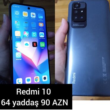 Xiaomi: Xiaomi Redmi 10 5G, 64 GB, rəng - Qara, 
 Barmaq izi, İki sim kartlı