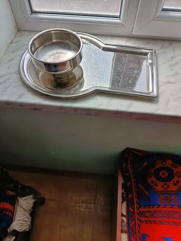 Ev üçün digər mallar: Samovar altı və damcı qabı.20 əsr.1955 il .120m