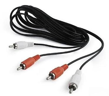 Tehnički kablovi: RCA audio kabl – stereo 2RCA na 2RCA - Tip konektora: 2 x RCA — 1