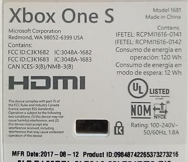 xbox one fat: Xbox One S 500 GB satılır! 🔥 Hesabda güclü oyunlar: Red Dead — 9