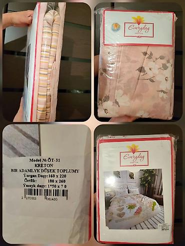 Шейшеп, жууркандар: Постельный комплект Everyday KRETON, модель ÖT-31 (односпальный) — 2