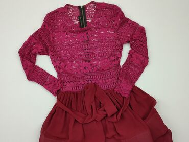 różowa sukienki na wesele allegro: Dress, S (EU 36), condition - Good