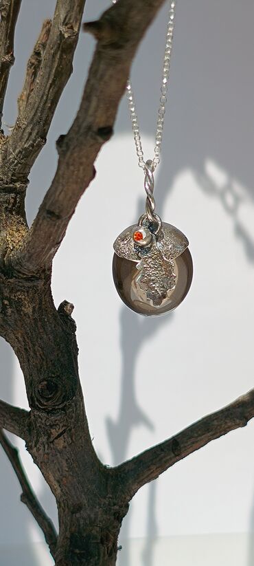 Ogrlice: Ogrlica sa priveskom, Handmade, Materijal: Srebro — 7