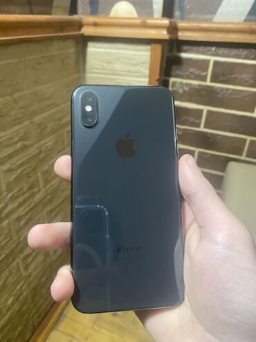 iphone xs qiymet: IPhone Xs, 256 GB, Black Titanium, Simsiz şarj, Face ID