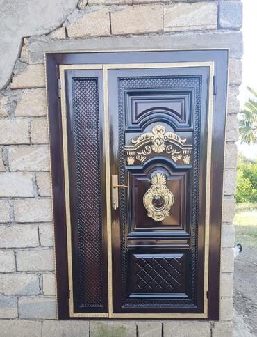 Həyət darvazaları: Dəmir darvazalar, ikilik list,17 profillə yığılan keyfiyyətli nağd və — 4