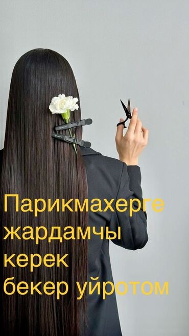 оборудование для парикмахеров: Помощник парикмахера требуется для работы в сфере красоты