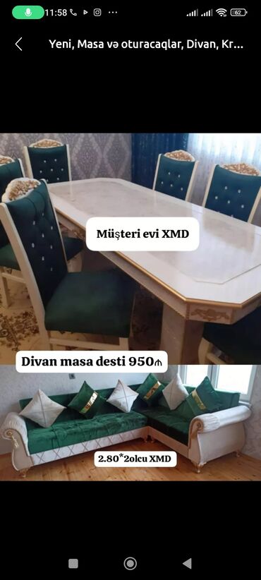 oturacaq divan: Yeni, Masa və oturacaqlar, Divan