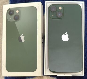 айфон 13 цена ош бу: IPhone 13, Колдонулган, 128 ГБ, Жашыл, Куту, 83 %