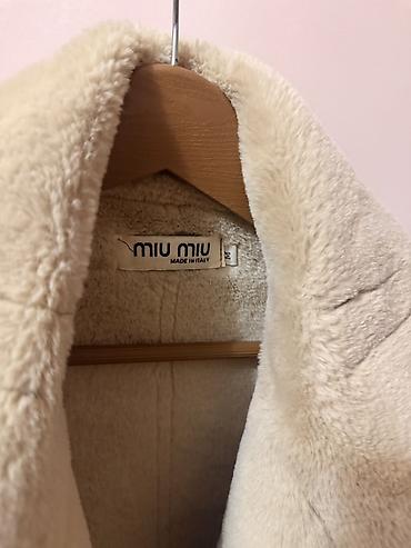miu: Дубленка, Авиатор, Италия, По колено, M — 2