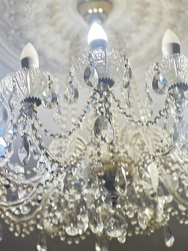 Çılçıraq, 5 lampa, Xrustal