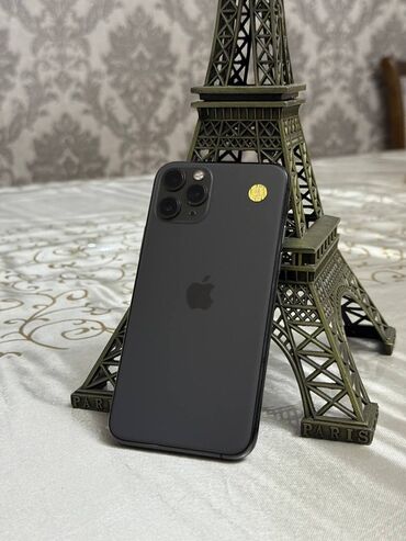 айфон 14 про купить в бишкеке: IPhone 11 Pro, Колдонулган, 64 ГБ, Space Gray, Коргоочу айнек, Каптама, 73 %