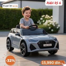 Dečiji električni automobili: Dečiji električni automobil Audi RS 6 - Model: licencirani Audi RS 6 na lalafo.rs — 4 Dečiji električni automobili: Dečiji električni automobil Audi RS 6 - Model: licencirani Audi RS 6 — 4