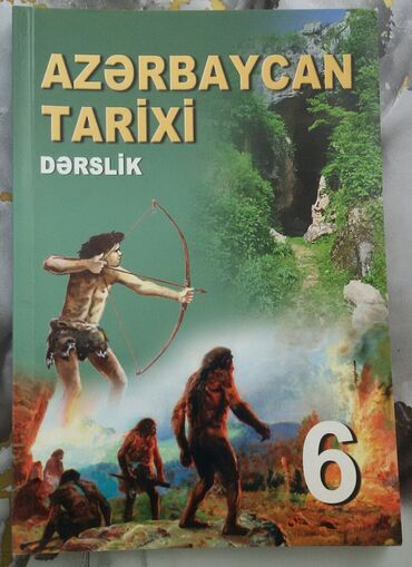 Kitablar, jurnallar, CD, DVD: Azərbaycan tarixi 6-cı sinif . Yazısı, cırığı yoxdur
