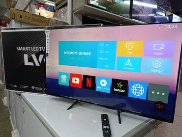 tv: Срочная акция Телевизоры LVG 45 android 13 Пульт голосовым управлением