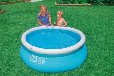 надувной бассейн для взрослых: Характеристики товара Размеры : высота 51 см, диаметр 183 см Объем