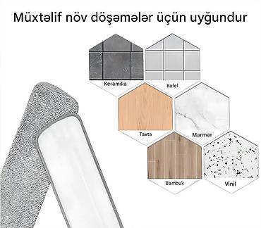 taxta şvabra: Mikrofiber Taxma Əski, Mop başlıqı üçün Mikrofiber əski müxtəlif növ — 4