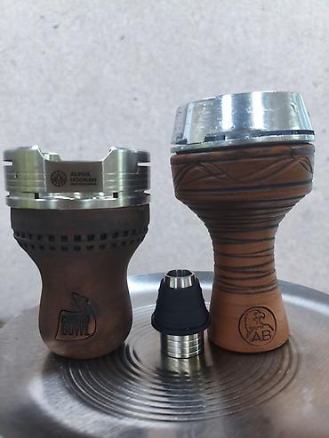 alpha hookah: Az islenib teze kimidi ustunde iki eded orijinal kasa +2 kalaud — 2