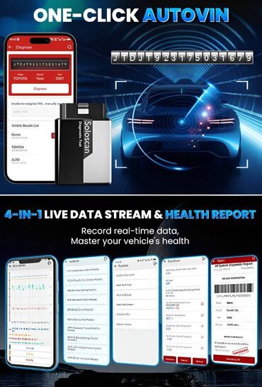 Alati za automobile: Novo - KINGBOLEN SOLOSCAN OBD2 Bluetooth 20+ Reseta + Kabel Novo - — 12