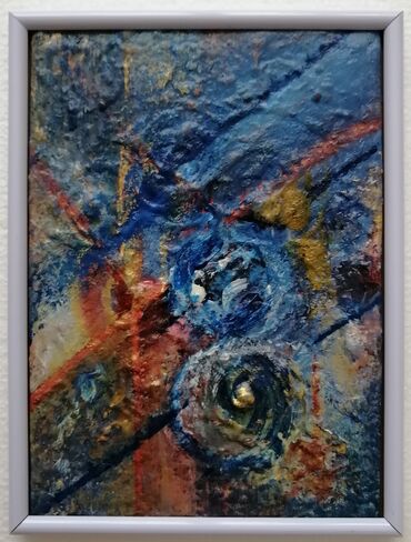 mrtva priroda ulje na platnu: Slika, 20 x 14 cm, Novo