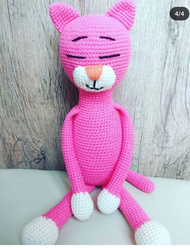 мягкая игрушка медвежонок: Мягкая игрушка в розовом цвете. Высота 40 см. Цена 2000 Писать на