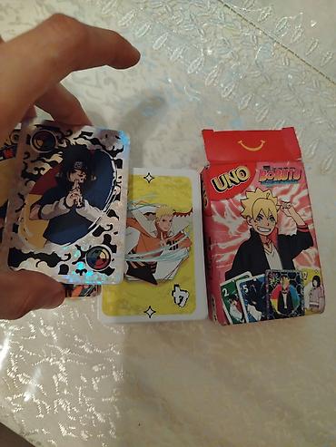 Спорт и хобби: UNO “Boruto/Naruto” temalı oyun kartları dəsti - Anime mövzulu xüsusi — 1