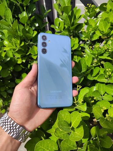 телефон флай ff281: Samsung Galaxy M34 5G, 128 ГБ, цвет - Голубой, Отпечаток пальца, Face ID