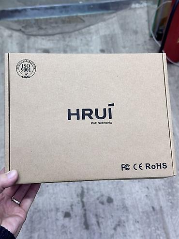 Коммутатор HRUI PoE Switch - Тип: неуправляемый PoE-коммутатор для