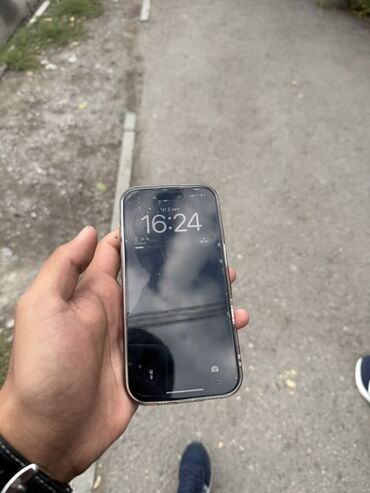 не зарегистрированные телефоны: IPhone 16, 128 ГБ, Black Titanium, Каптама, 97 %