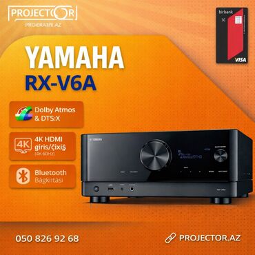 Səs gücləndiriciləri: AV Resiverlər – Yamaha RX‑V6A, Denon AVR‑X1700H, Onkyo TX‑SR494 - — 1